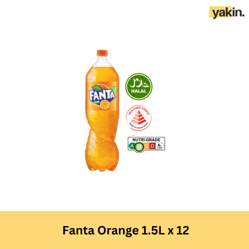 Yakin Fanta Orange 1.5l Bottle