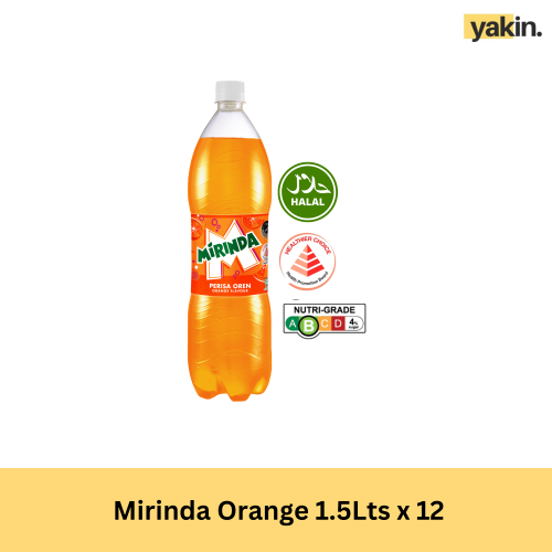 Yakin Mirinda Orange 1.5l Bottle