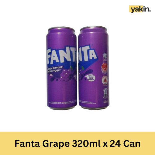 Yakin Fanta Grape 320ml Can