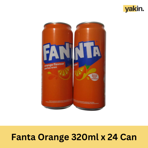 Yakin Fanta Orange 320ml Can