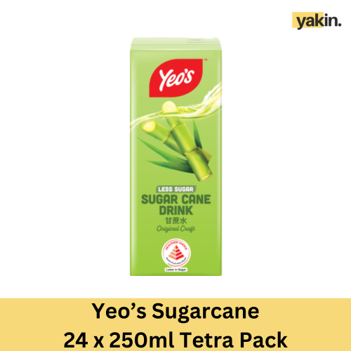 Yakin Yeo’s Sugarcane 250ml Tetra Pack
