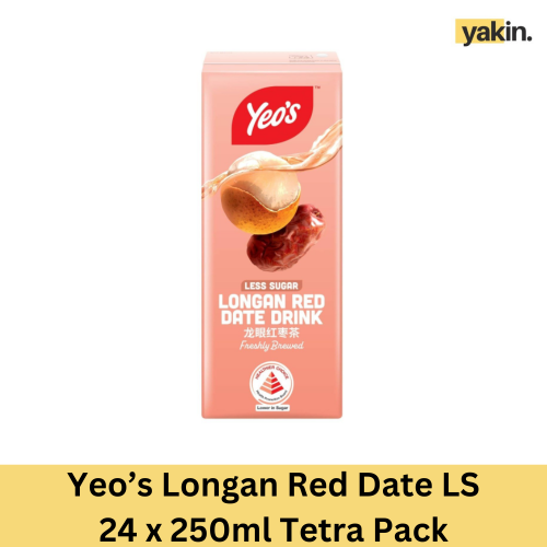 Yeo’s Longan Red Date LS 250ml Tetra Pack