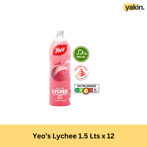 Yakin Yeo's Lychee 380ml Bottle (PET)
