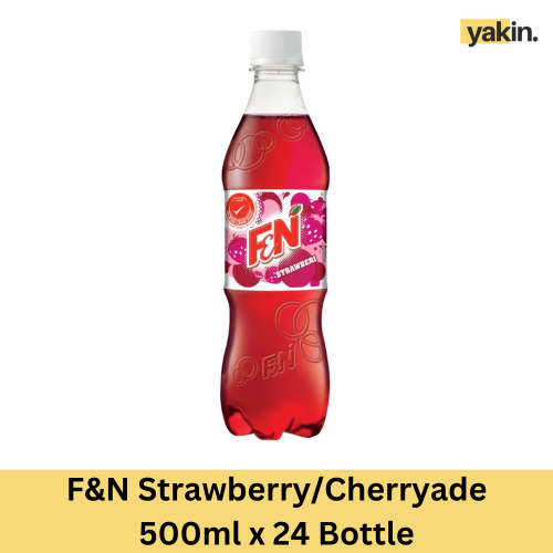 Yakin F&N Strawberry/Cherryade 500ml Bottle
