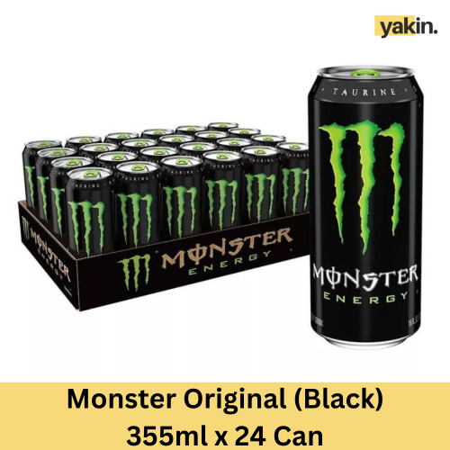 Yakin Monster Original (Black) 355ml Can Carton
