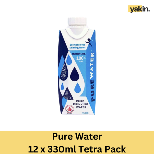 Yakin Pure Water 330ml Tetra Pack